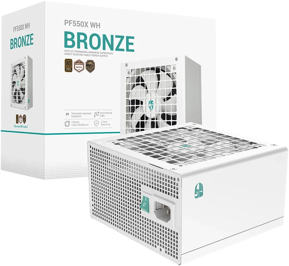 Блок питания 550W Deepcool PF550X WH
